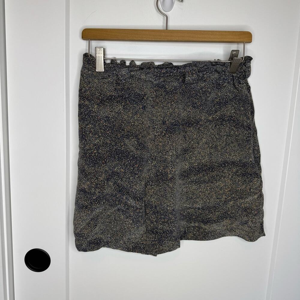No. 6 Store Vintage High Waisted Silk Speckled Print Shorts Size 2